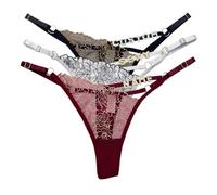 Naispanda Perizoma Sexy Personalizzato con Nome Lettere Strass Personalizzate Mutandine di Pizzo per Donna, Mutandine in Pizzo con Lettere Personalizzate per Le Donne