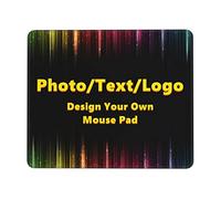 Naispanda Tappetino Mouse Personalizzabile con Foto e Scritta, Tappetino per Mouse personalizzato, per Aggiungere Immagini per Progettare il Proprio Tappetino per Mouse Personalizzato