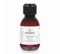 Naissance Muscle Revive Olio Massaggio Caldo - 100 ml - Base di Olio di Vinaccioli con Terapia di Massaggio allo Zenzero e Pepe Nero per Dolori Articolari e Muscolari