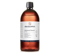 Naissance Olio di Mandorle Dolci Naturale (No. 215) - 1 Litro - Vegan, senza OGM - Ideale per l’Aromaterapia, Massagio - Idratante Per Corpo, Viso, Labbra, Capelli, Pelle, Barba e Cuticole
