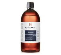 Naissance Olio di Sesamo BIO (No. 248) - 900ml - Certificato Biologico, per Pelle, Corpo, Capelli, Unghie, Cosmetici di Bellezza, Massaggi