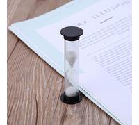 NAIXUE - Clessidra da 1 minuto, mini clessidra in vetro sabbiato, 60 secondi, 1 minuto, piccolo e comodo