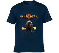NAIYOUFABING God War T Shirt Navy L