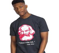 NAIYOUFABING I Told You So Anti Capitalism Political T Shirt Thought Criminals Collection By Allriot Grey 3XL