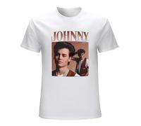 NAIYOUFABING Johnny Depp 90S Vintage Unisex T-Shirt Men Cotton Summer White XXL