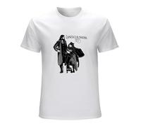 NAIYOUFABING Laszlo Nadja Men T-Shirts What We Do in The Shadows Vintage Short Sleeve Crewneck White L