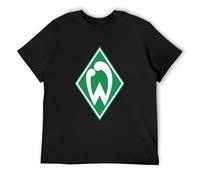 NAIYOUFABING Men SV Werder Bremen Logo Customized Causal 100% Cotton Men's T Shirt Black XXL