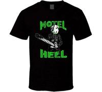 NAIYOUFABING Motel Hell Horror Movie T Shirt Black XL