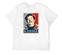 NAIYOUFABING My Name Is Earl Karma Men T-Shirt Mens Round Neck Short Sleeve Shirt White 3XL