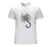 NAIYOUFABING Sting Scorpion Graphic Mens T-Shirt Unisex Tee White S