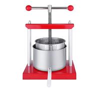 NAIZY Spremifrutta Pressa Vino 3L Pressa per Frutta Acciaio Inossidabile Macina Frutta Manuale per Cucina e Pressatura Domestica per UVA Frutta Verdura