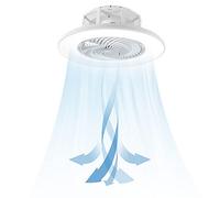 NAIZY Ventilatore da Soffitto 36W con Illuminazione Luci a LED per Ventilatore con Telecomando Plafoniera Morden Dimmerabile Ventilatore Silenzioso per Soggiorno Camera da Letto