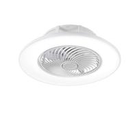 NAIZY Ventilatore da Soffitto con Luce 36W Plafoniera Moderna con Ventilatore e Telecomando Plafoniera a LED Invisibile Ultra Silenziosa per Soggiorno Camera da Letto Sala da Pranzo - Dimmerabile