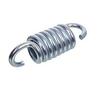 NAJDER Molla per altalena Ø6 x 100 mm in acciaio zincato, gancio sospeso, molla per amaca, gancio per veranda, giardino, sedia sospesa, resistenza alla corrosione