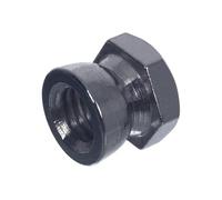 NAJDER Set di 100 dadi esagonali antifurto M10, dado in acciaio inossidabile, dado a torsione antirimozione, acciaio inox A2-AISI 304, resistente alla corrosione