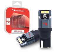 Nakamichi Lampadina LED T10 168 2825 194 W5W 4-SMD 3020 Chipsets Bianco Lampadine di Ricambio a LED per Luci Interne Auto Plafoniera Mappa Porta Targa Cortesia Cruscotto (Con CAN-Bus)