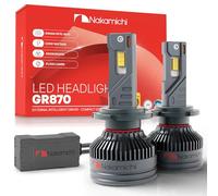 Nakamichi Lampadine LED GR870 Series D2 D4 Per La Sostituzione, 31,000 Lumen 200W Per Set, Bianco Luce Diurna Super Brillante, Collega E Usa, Abbaglianti E Anabbaglianti, Confezione Da 2, 6000K