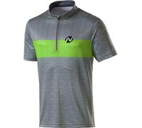 Nakamura - Maglia da Uomo Daverio, Uomo, Maglietta, 4035535, Grey/Green Melange, XXL