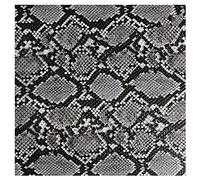 NAKAN 135x100cm Tessuto in Ecopelle Finta Pelle Modello Serpente 1mm Spessore Tessuto da Tappezzeria in Vinile per Cucito Fai da Te Artigianato, Decorazioni, Poltrone(Color:6)