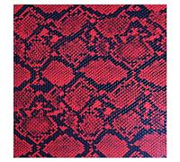 NAKAN 135x100cm Tessuto in Ecopelle Finta Pelle Modello Serpente 1mm Spessore Tessuto da Tappezzeria in Vinile per Cucito Fai da Te Artigianato, Decorazioni, Poltrone(Color:9)