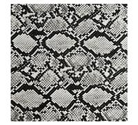 NAKAN 135x100cm Tessuto in Ecopelle Finta Pelle Modello Serpente 1mm Spessore Tessuto da Tappezzeria in Vinile per Cucito Fai da Te Artigianato, Decorazioni, Poltrone(Color:1)