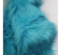 NAKAN Carino Blu Spessore 150x50Cm Pelliccia Sintetica Volpe Tessuto 70 Mm, Peluche di Lusso Pelliccia Finta Shaggy per Mestiere Costume Fotocamera Decorazione del Pavimento Foto Prop Sfondo Fursuit