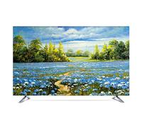 NAKAN Copertura TV Antipolvere Protezione Universale da 20"-80" per Schermi Piatti Curvi Copri Televisori Moderni per Interni con Stampa di Paesaggi in Poliestere(Color:Campo,Size:28in)