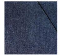 NAKAN Tessuto Denim Lavato al Metro Tessuto Leggero 100% Cotone Largo 150 Cm per Abbigliamento, Cucito Fai da Te, Non Elasticizzato(Color:Marina Militare)