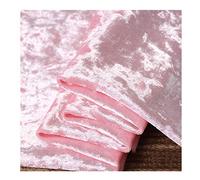 NAKAN Tessuto di Velluto Schiacciato al Metro Larghezza 160cm 4 Way Stretch Velour Materiale per Costumi d'Abbigliamento, Cucito Creativo, Decorazioni per La Casa(Color:Pink-2)