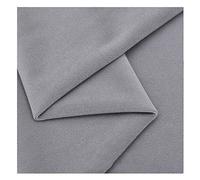 NAKAN Tessuto in Velluto Tessuto da tappezzeria al Metro 150cm Larghezza per Artigianato Fai-da-Te, coprisedile per Sedia, Decorazioni per la casa, Nero/Grigio(Color:57)