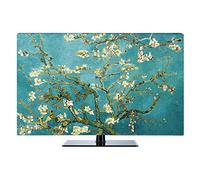 NAKAN Universale Copertura TV Antipolvere 22-80 Pollici Pellicola Salvaschermo per Stampa Artistica Liscia in Tessuto di Poliestere per Televisori al Plasma LED LCD(Color:Albero,Size:50in)