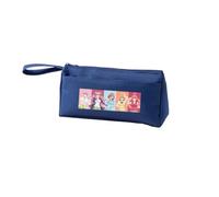 Nakano Nino, astuccio Nakano Miku, astuccio anime, astuccio Nakano Itsuki, astuccio di grande capacità con manico, astuccio per penne per studenti, organizer per trucchi, portamonete, Blu Tipo 3, 21 x