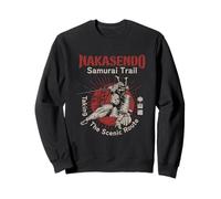 Nakasendo Samurai Trail Giappone Guerriero Edo Periodo Escursionista Felpa
