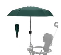 Nakazawa Ombrello per passeggino staccabile, parasole con clip, ombrello portatile per passeggino, protegge il bambino dai dannosi raggi UV (verde)