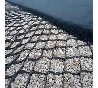 NAKEAH Griglia di Terra Geogriglia for percorsi di sterro, griglia di Ghiaia Rinforzata espandibile Griglia di Terra, Nido d'Ape in polietilene (Size : 4m x 6m (13FT x 19.5FT))