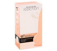 Vibratore Ricaricabile Rotante Naked Addiction 8 (20cm) - Naturale