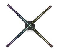 Naked Eye 3D HD Fan Proiettore Olografico Proiettore Olografico 3D Supporto Display Pubblicitario Remoto Immagine Video Gif Logo