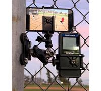 Nakedcellphone Combo Fence Mount e supporto magnetico per gamechanger cellulare, iPhone, Mevo Start, GoPro, radar tascabile, ideale per la registrazione di baseball, softball, tennis, pickleball