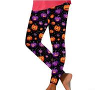 NakedFeel - Leggings da yoga in tessuto a vita alta con stampe 3D a cuore da donna, progettati per un'elasticità moderata e adatti per più stagioni (S nero)