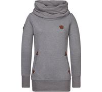 Naketano Felpa con cappuccio da donna 2401-0001 S Grigio