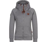 Naketano Felpa con cappuccio da donna Brazzo 1801-0301 S Grigio