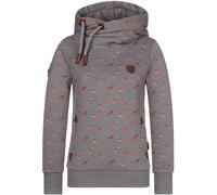 Naketano Felpa da donna con cappuccio Darth 1801-0203 S Grigio