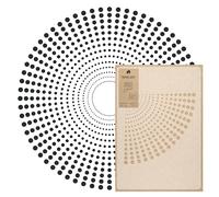 NAKLEO Mandala Stencil per Pittura Grande, Diametro 105 cm, Mandala a Punti Stencil, Riutilizzabile Plastica Modello, Arte Artigianato DIY, Geometrico Muro Pavimento Legno Tessuto Mobili