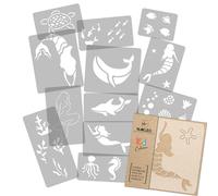 Stencil per Pittura per la Camera dei Bambini Set 14 pezzi SIRENE