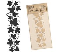 NAKLEO Stencil per Pittura di Bordi 21x45cm, Edera Pianta Rampicante, Modelli Striscia Plastica e Riutilizzabili per Dipengere di Angoli, Fai da te Arte Decorazioni Casa, Pareti Muro Legno Mobili