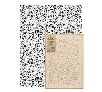 NAKLEO Stencil per Pittura Grandi Dimensioni 59x95cm, Terrazzo Retro Punti Geometrico Modello per Pareti, Plastica e Riutilizzabile Fai Da Te Carta da Parati Decorazioni Casa, Muro Legno Mobili