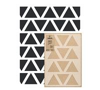 NAKLEO Stencil per Pittura Grandi Dimensioni 59x95cm, Triangolo Piramide Geometrico Modello per Pareti, Plastica e Riutilizzabile Fai Da Te Carta da Parati Decorazioni Casa, Muro Legno Mobili
