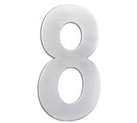 Nakloe - Numero civico esterno - Altezza 8 cm - Numero civico esterno moderno - Numeri civici esterni - Numero civico da esterno - Numeri adevisi