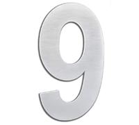 Nakloe - Numero civico esterno - Altezza 8 cm - Numero civico esterno moderno - Numeri civici esterni - Numero civico da esterno - Numeri adevisi
