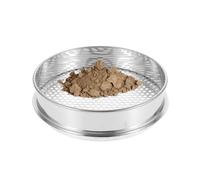 NAKUL Setaccio Micron,Setaccio di Prova,setaccio per Farina,Colino in Acciaio Inox Rotondo,seive a Maglia fine,per Cottura,Cucina,casa,Laboratorio, Diametro 35 cm